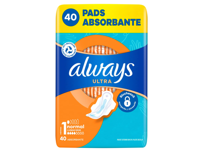 Higieniniai paketai ALWAYS Ultra Normal Plus, S1, 40 vnt.