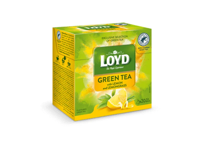 Žalioji arbata LOYD, citrinų ir citrinžolių skonio, 30 g