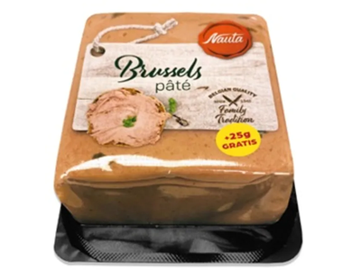 Belgiškas Briuselio paštetas NAUTA, 195 g