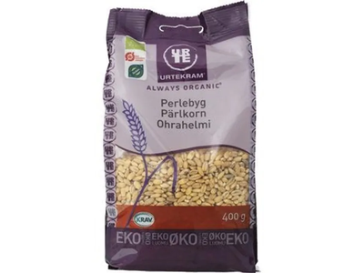 Ekologiškos perlinės miežių kruopos URTEKRAM, 400 g