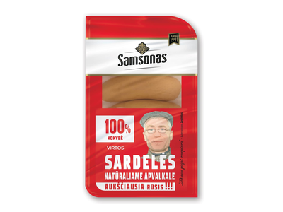 Virtos sardelės SAMSONO, a.r., 400 g