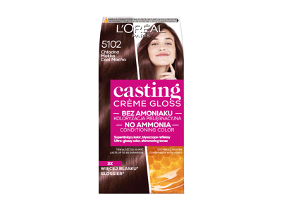 Plaukų dažai L'OREAL CASTING CREME GLOSS, Nr. 5102, 1 vnt.