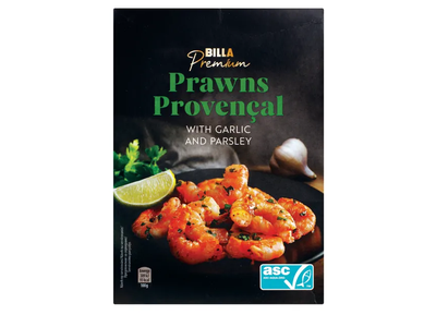 Šaldytos krevetės su provanso žolelėmis BILLA PREMIUM, 250 g