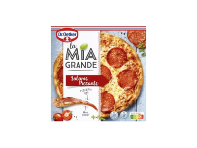 ❄️ La Mia Grande Salame Piccante Šaldyta pica, 380 g