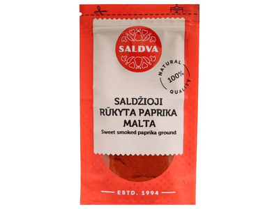 Rūkytos raudonos saldžiosios paprikos SALDVA, 25 g