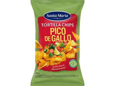 Kukurūzų traškučiai SANTA MARIA PICO DE GALLO, 185 g