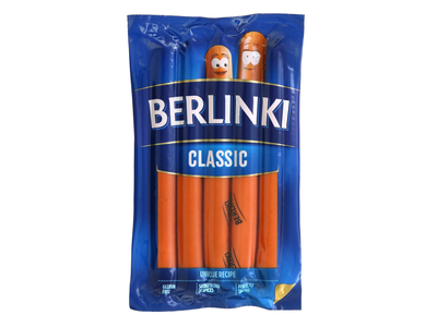 Virt.rūk. kiaulienos dešrelės BERLINKI, 250g