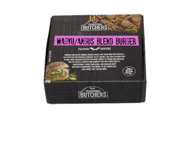 Šaldyti Wagyu Angus jautienos mėsainių paplotėliai TRADITIONAL BUTCHERS, 2 vnt. x 125 g