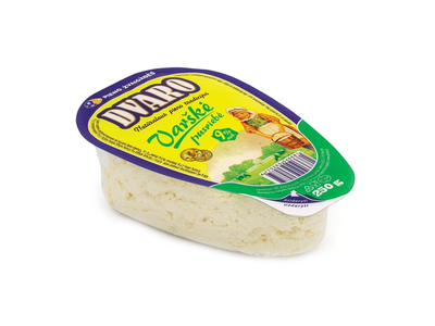 Pusriebė DVARO varškė, 9 % rieb., 250 g
