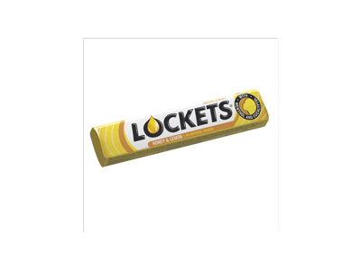 Ledinukai LOCKETS medaus ir citrinų skonio, 41 g