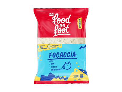 Sumuštinis MANTINGA FOCACCIA su kumpiu,sūriu ir švel. padažu, 210 g