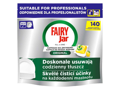 Automatinių indaplovių kapsulės FAIRY All in One PRO, 140 vnt.