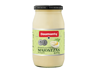 DAUMANTŲ KLASIKINIS majonezas su krapais, 34 % rieb., 420 g