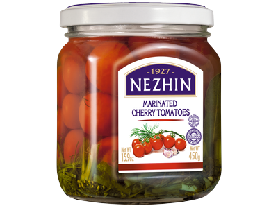 Marinuoti vyšniniai pomidorai NEZHIN, 450 g