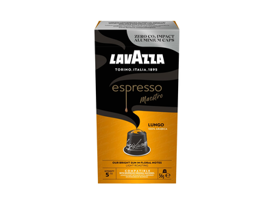 Kavos kapsulės LAVAZZA QUALITA LUNGO, 10 vnt