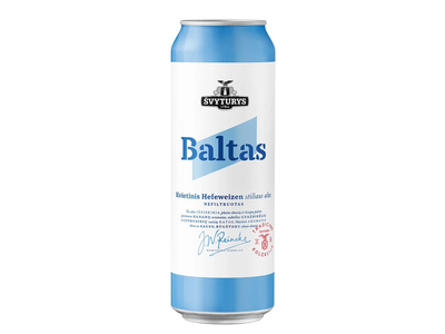 Kvietinis alus ŠVYTURYS BALTAS (5%), 568 ml