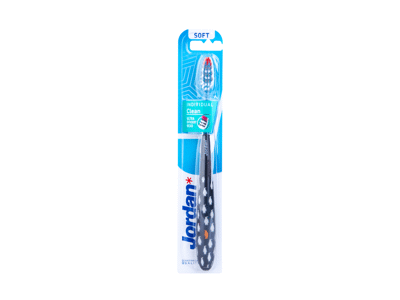 Dantų šepetėlis JORDAN INDIVIDUAL CLEAN SOFT, 1 vnt.