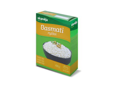 Ilgagrūdžiai BASMATI ryžiai SKANĖJA, 400 g