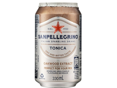 Gaivusis gazuotas gėrimas SAN PELLEGRINO Tonic Oakwood, 0.33l, skardinė, D