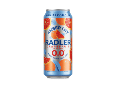 Nealkoholinis alaus kokteilis Amber City Radler Grapefr 0,0% 0,5L