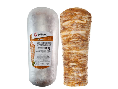 Šaldytas vištienos filė ir kumpio kebabas, 10 kg, HALAL