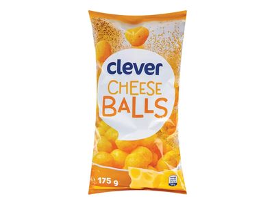 Sūrio skonio kukurūzų užkandis CLEVER, 175 g