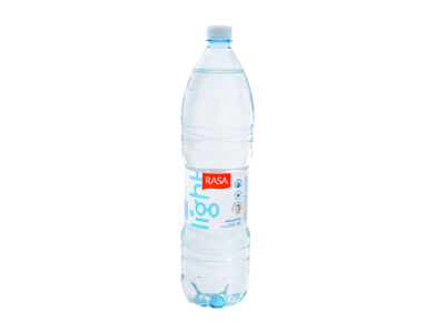 Negazuotas natūralus mineralinis vanduo RASA LIGHT, 1.5 l
