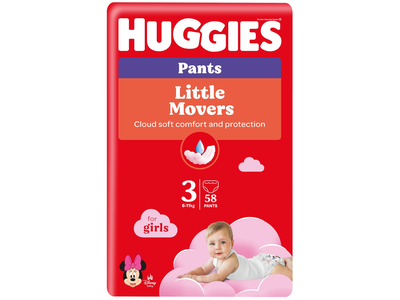 Sausk HUGGIES PANTS GIRL S3 6-11kg 58vnt