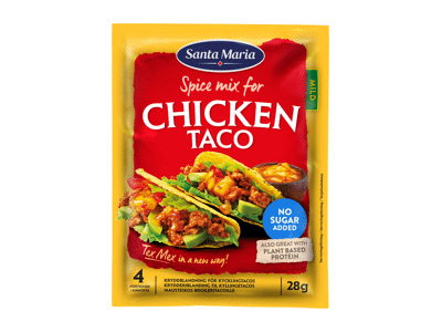 Takų su vištiena prieskonių mišinys SANTA MARIA CHICKEN TACO, 28 g