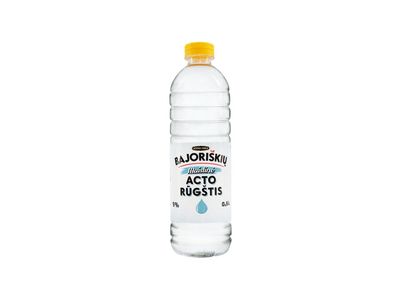 Maistinė acto rūgštis BAJORIŠKIŲ, 9%, 500 ml