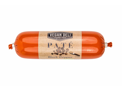 Ekologiškas veganiškas paštetas VEGAN DELI Pate, su juodaisiais pipirais, LT-EKO-001, 150g