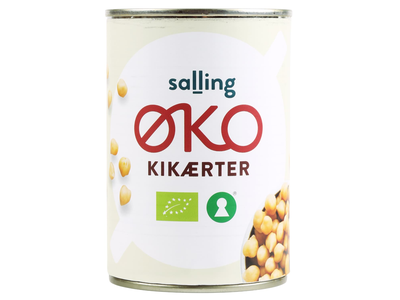 Ekol. avinžirniai SALLING EKO, 400/240 g