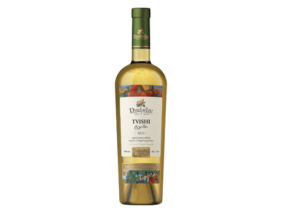 Vynas, DUGLADZE, Tvishi, pusiau saldus, baltas, 11%, 0,75 l