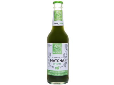 Gazuotas gėrimas SEICHA MATCHA LIMETTE, 0,33l
