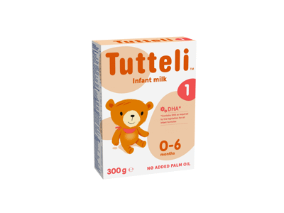 Pradinio maitinimo pieno mišinys TUTTELI 1 (nuo gimimo), 300 g