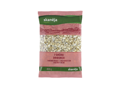 Septynių grūdų dribsniai SKANĖJA, 400 g