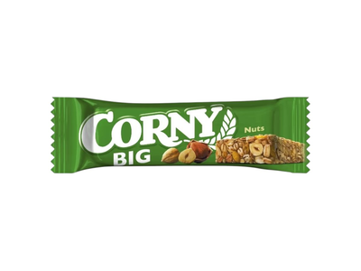 Javainių batonėlis su lazdynų riešutais CORNY BIG, 50 g