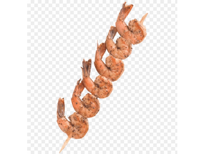 Šaldytos argentininės krevetės, ant iešmelio,nevirtos,lukštentos, 26-30, 10% glazūra, 1,6kg