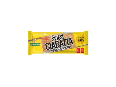 Šviesi duona CIABATTA, 300 g