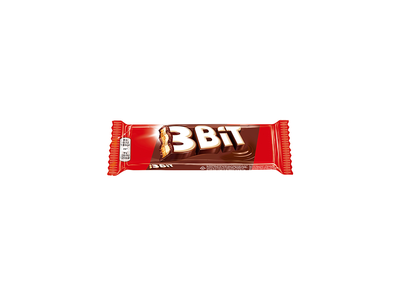 Šokoladinis batonėlis 3BIT, 46 g