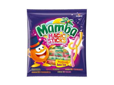Kramtomieji saldainiai MAMBA, Magic Stick, 140g