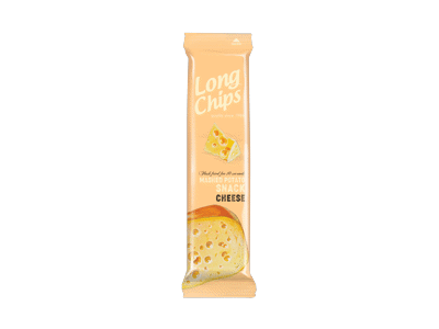 Traškus užkandis LONG CHIPS, sūrio skonio, 75 g