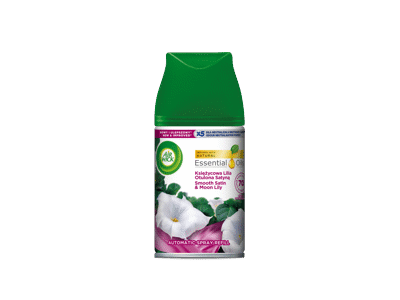 Oro gaiviklio AIR WICK papildas SMOOTH SATIN & MOON LILY, 250 ml