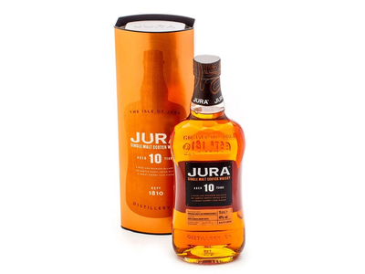 Viskis JURA 10 YO, Single Malt, 40%, 0,7 l