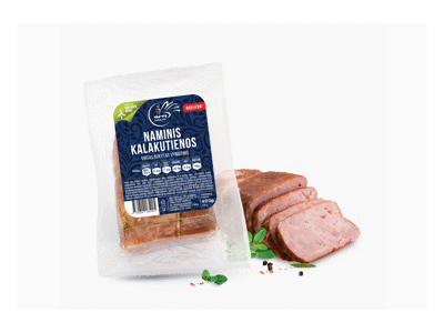 Virtas rūkytas NAMINIS kalakutienos vyniotinis, I r., 400 g