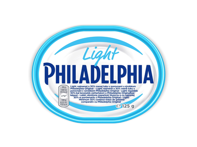 Tepamasis sūris PHILADELPHIA LIGHT, 11 % rieb., 125 g