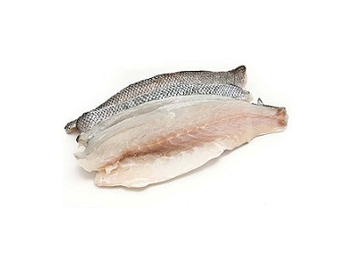 Šaldyta paprastojo vilkešerio filė, su oda, 120-160g, 20% glazūros,~1kg