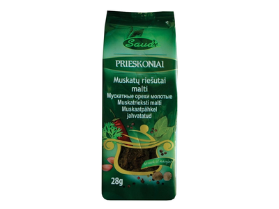 Malti muskato riešutai SAUDA, 28 g