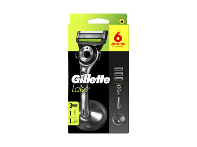 Skustuvas GILLETTE LABS, 3 galvutės su laikikliu
