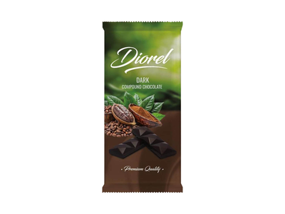 Šokolado skonio gaminys DIOREL, 80 g